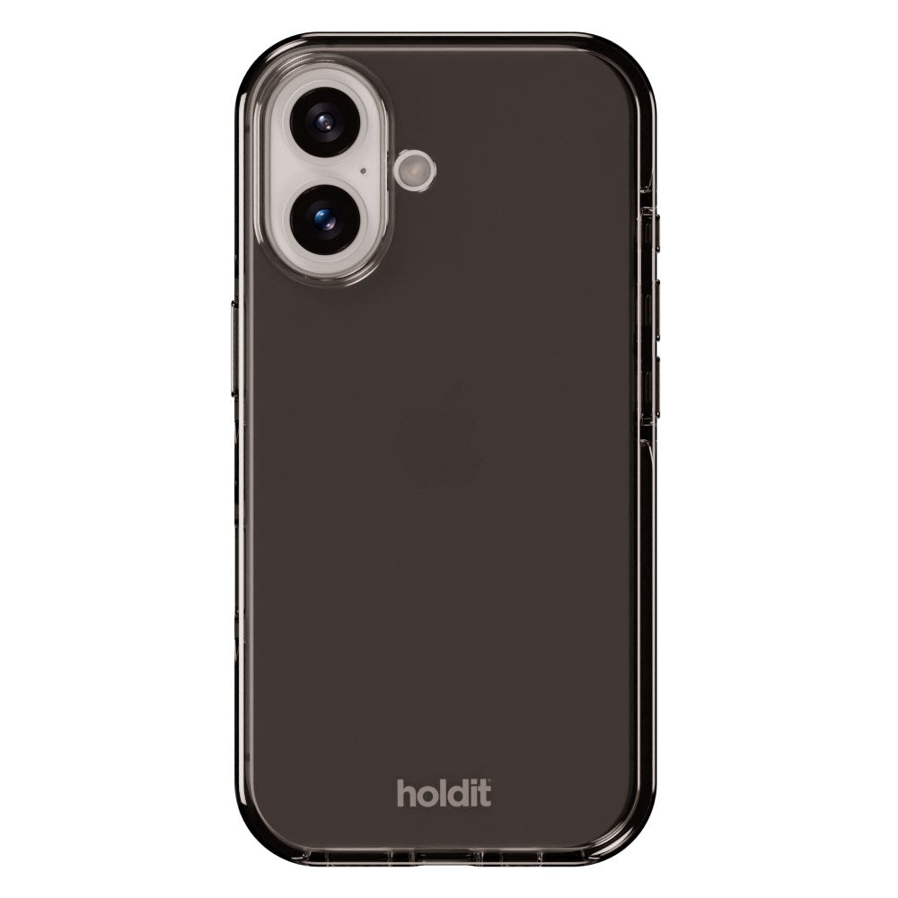 Holdit iPhone 16 Seethru Deksel - Svart