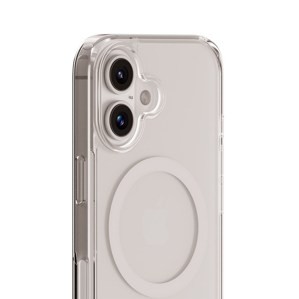 Holdit iPhone 16 Plus MagSafe Deksel - Gjennomsiktig / Hvit