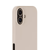 Holdit iPhone 16 Soft Touch Silikondeksel - Lys Beige
