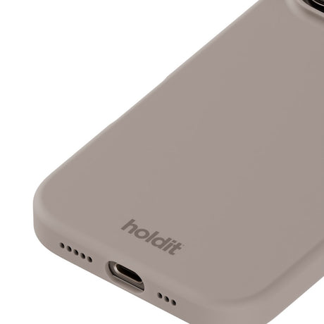 Holdit iPhone 16 Pro Max Soft Touch Silikondeksel - Brun