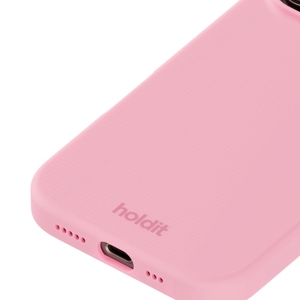 Holdit iPhone 16 Pro Max Soft Touch Silikondeksel - Rosa