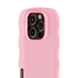 Holdit iPhone 16 Pro Wavy Deksel - Rosa
