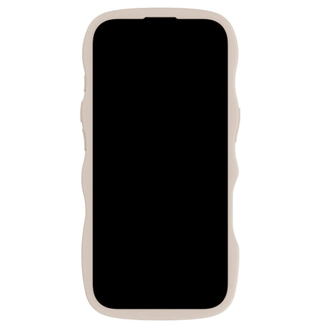 Holdit iPhone 16 Pro Wavy Deksel - Lys Beige