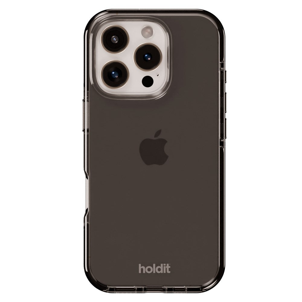 Holdit iPhone 16 Pro Seethru Cover - Black