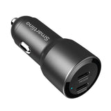 Smartline 60W Billader 2 x USB-C m. Strømforsyning - Svart