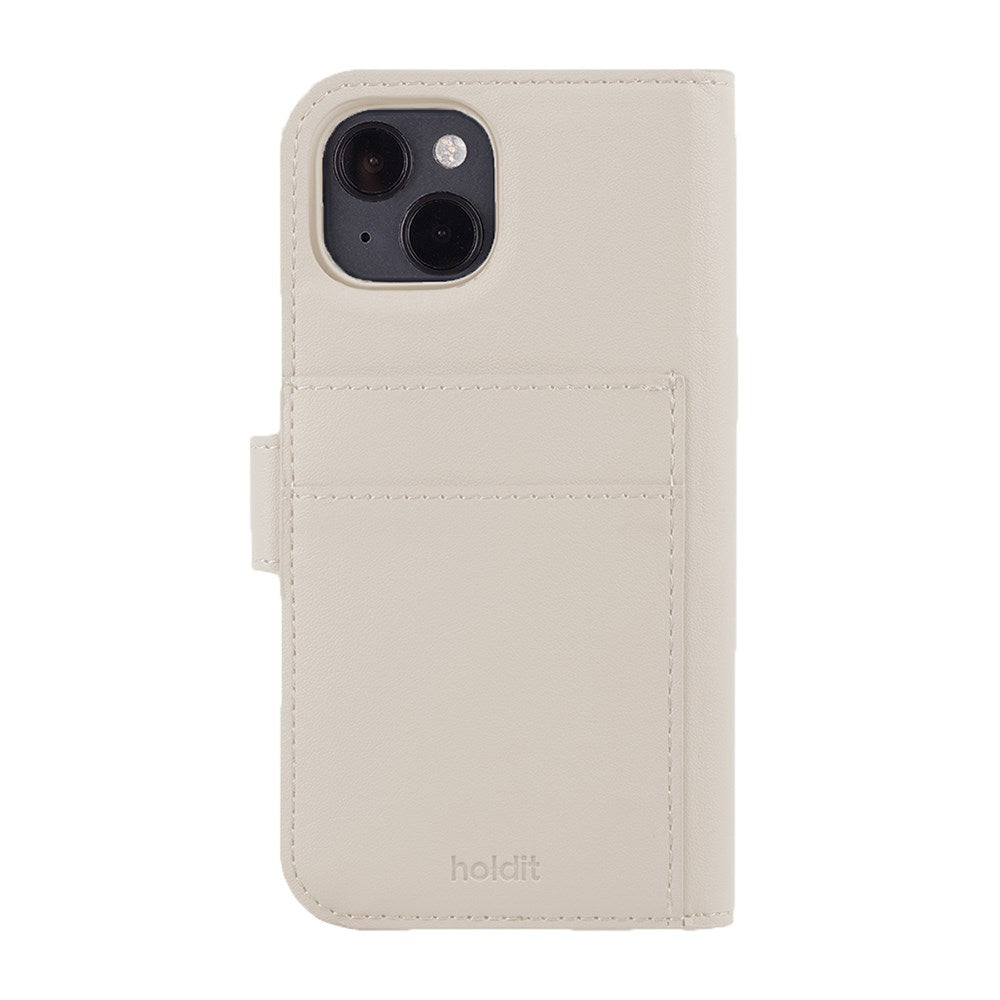 Holdit iPhone 12 / 12 Pro Wallet Magnet Plus-deksel - Beige