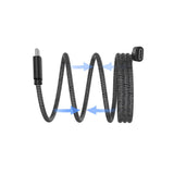 Smartline Magnetisk Opladerkabel USB-C til USB-C 1m - 60W - Sort