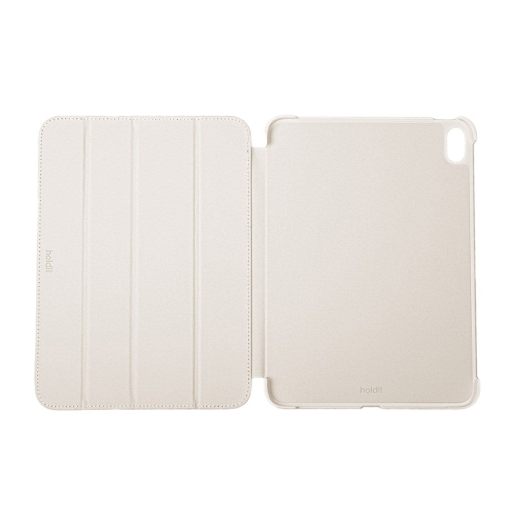 iPad 11" (2025) / iPad 10,9" (2024/2022) Holdit Smart Flip-deksel - lys beige