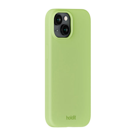 Holdit iPhone 15 Soft Touch silikonetui - Matcha