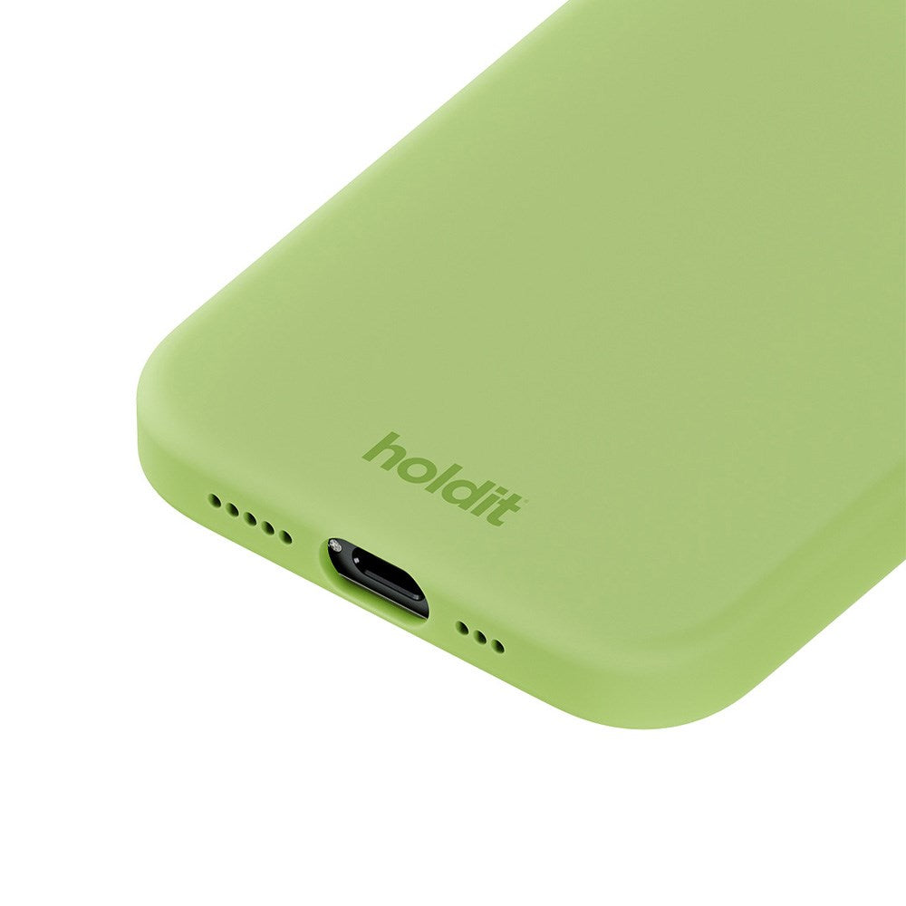 Holdit iPhone 15 Pro Soft Touch Silikondeksel - Matcha