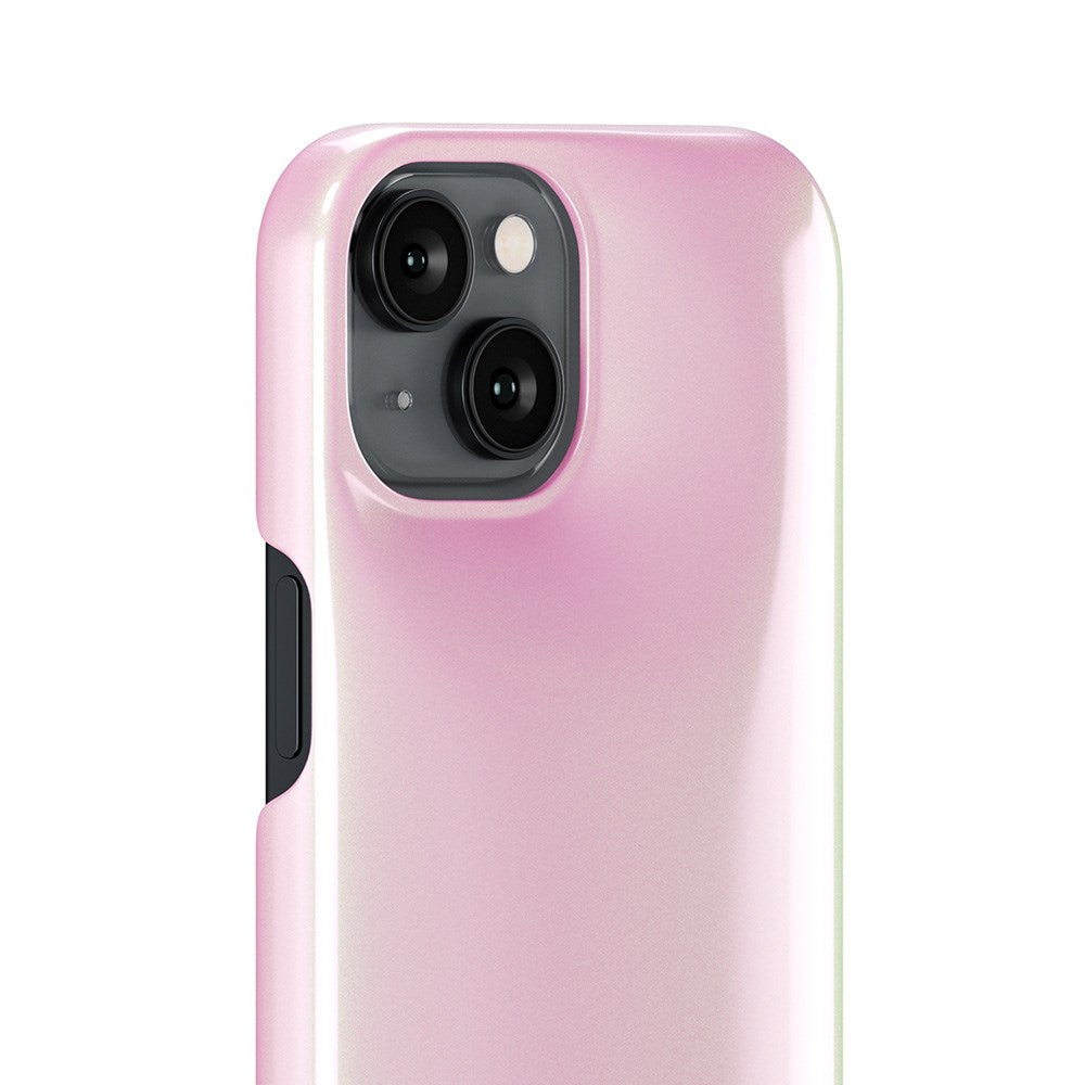 iPhone 16e / 15 / 14 / 13 Holdit Puffy Case - Glazed Pink