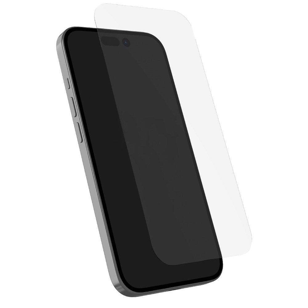 iPhone 16 / 15 / 15 Pro Holdit skjermbeskytter i herdet glass - Dekselvennlig - Gjennomsiktig