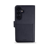 Holdit Samsung Galaxy S25 Magnet Case Læder Cover m. Pung - Sort