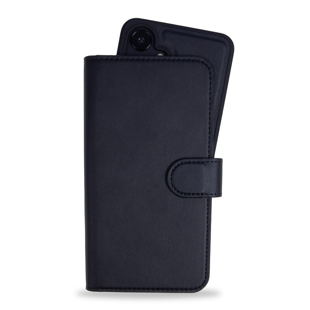 Holdit Samsung Galaxy S25+ (Plus) Magnetveske Lærdeksel m. Lommebok - Svart