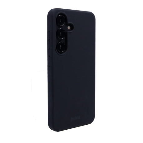 Holdit Samsung Galaxy S25 Soft Touch Cover i Silikone - Sort