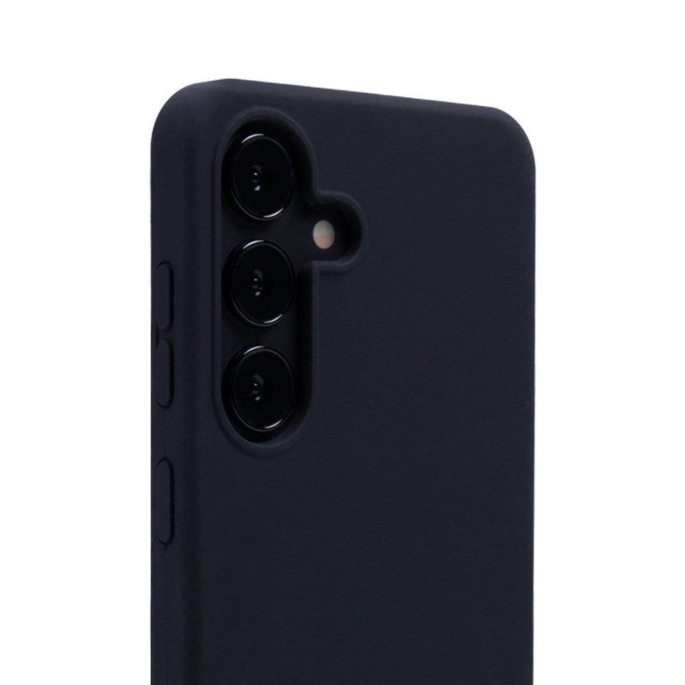 Holdit Samsung Galaxy S25 Soft Touch Cover i Silikone - Sort