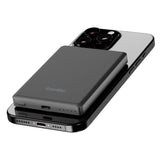 Smartline Power Bank USB-C - 15W - 5000mAh - Qi2 / MagSafe Kompatibel - Space Grey
