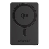 Smartline Power Bank USB-C - 15W - 5000mAh - Qi2 / MagSafe Kompatibel - Space Grey
