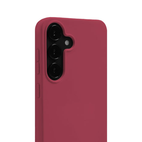 Holdit Samsung Galaxy S25 Soft Touch Silikone Cover - Red Velvet