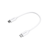 Smartline 60W USB-C til USB-C Ladekabel - 20cm - Hvit