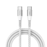 Smartline 100W USB-C til USB-C Ladekabel - 2m - Hvit