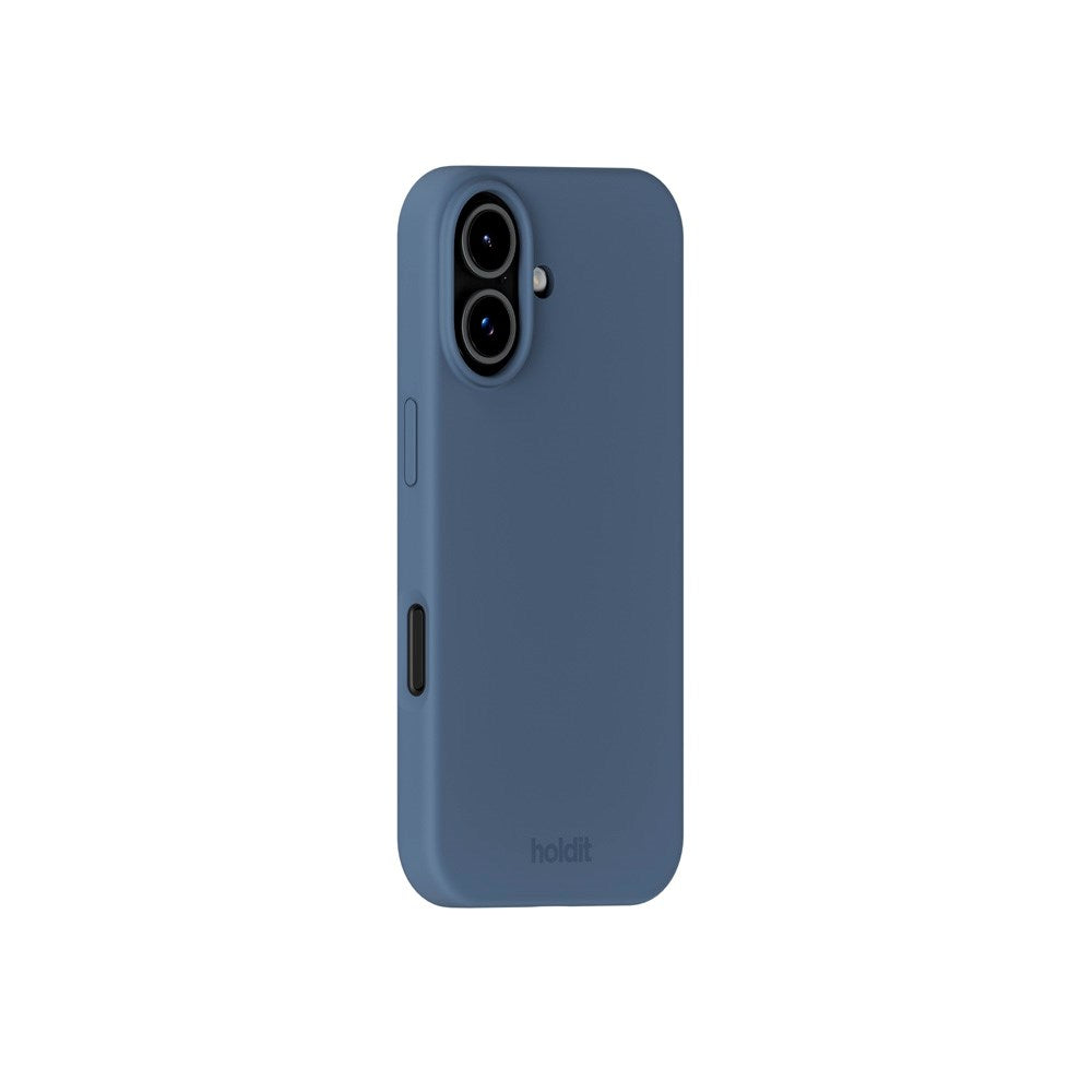 Holdit iPhone 17 Soft Touch Silikone Mobil Cover - Pacific Blue