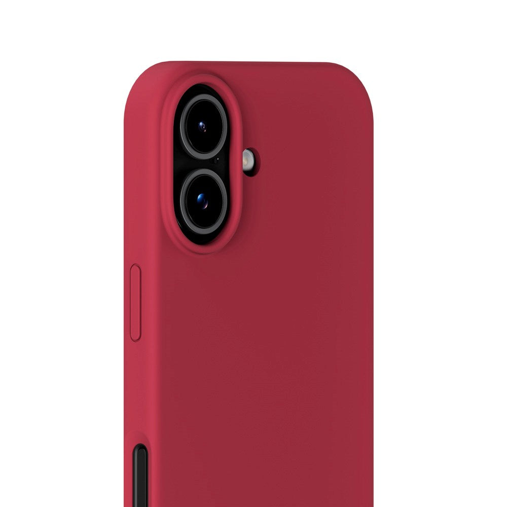 Holdit iPhone 17 Soft Touch Silikone Mobil Cover - Red Velvet