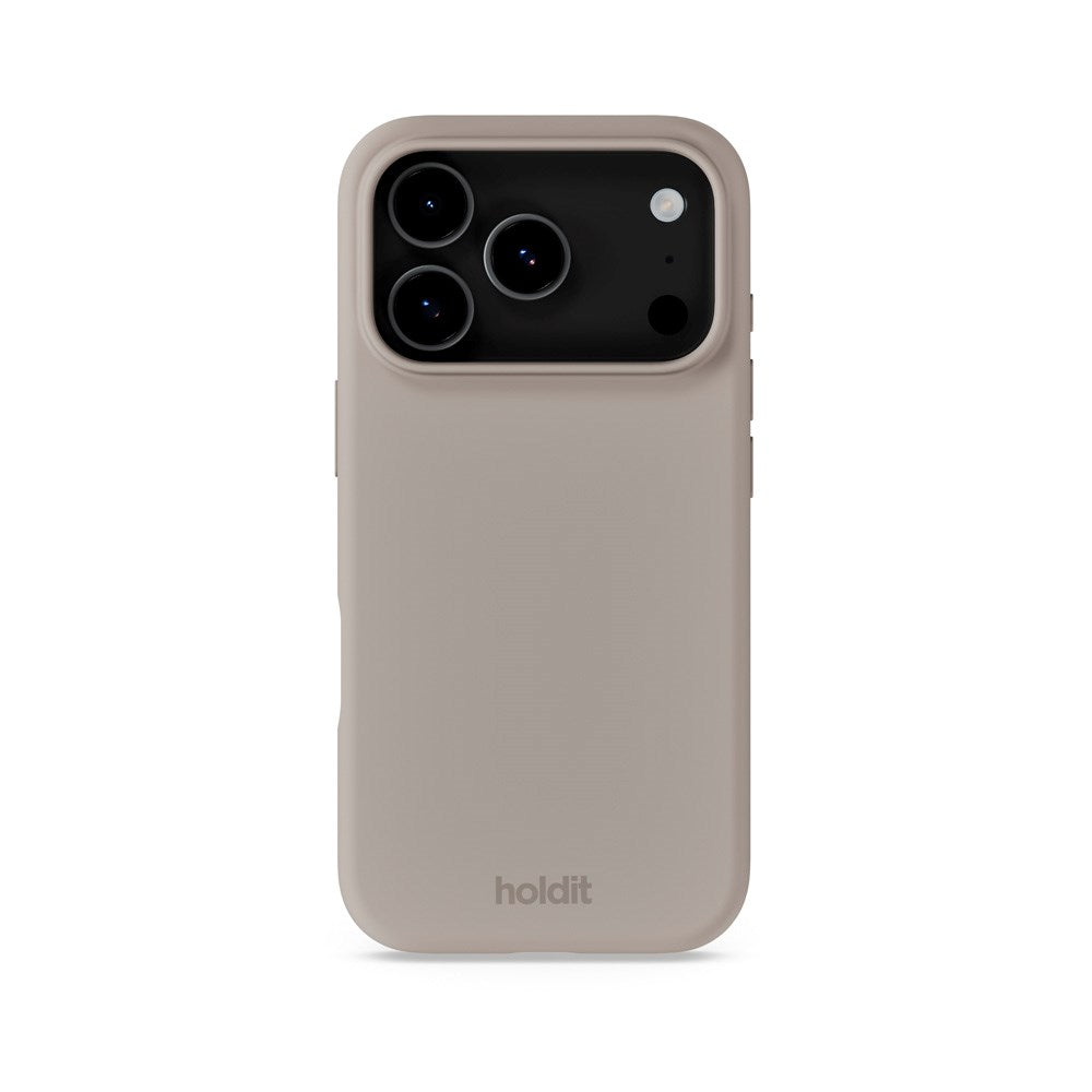 Holdit iPhone 17 Pro Soft Touch Silikone Mobil Cover - Taupe