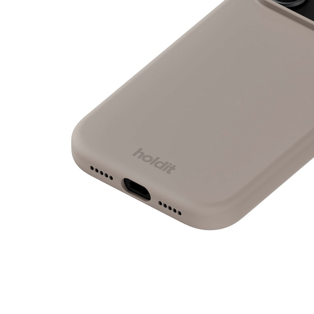 Holdit iPhone 17 Pro Soft Touch Silikone Mobil Cover - Taupe