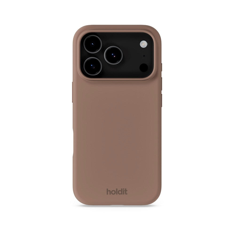 Holdit iPhone 17 Pro Soft Touch Silikone Mobil Cover - Mocha Brown