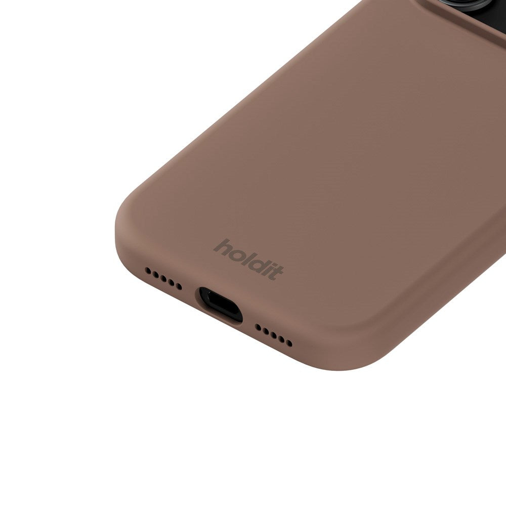 Holdit iPhone 17 Pro Max Soft Touch Silikone Mobil Cover - Mocha Brown