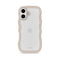 iPhone 17 Holdit Wavy Cover - Light Beige / Transparent