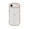 iPhone Air Holdit Wavy Cover - Light Beige / Transparent