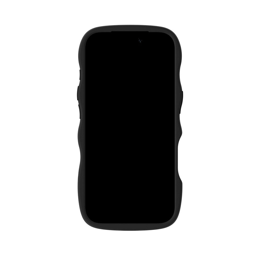 iPhone 17 Pro Holdit Wavy Cover - Black / Transparent