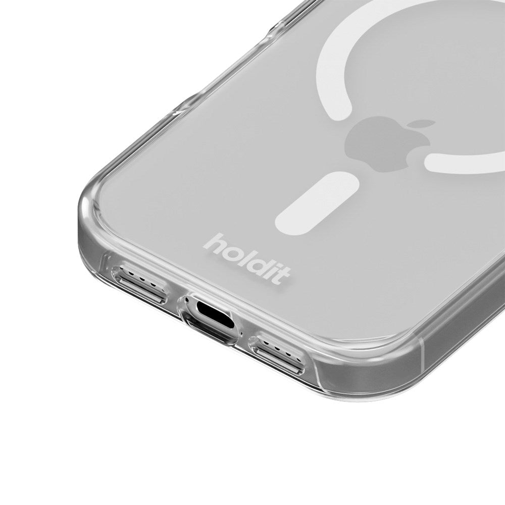 iPhone 17 Pro Holdit MagSafe Cover - Transparent / White