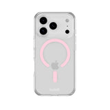 iPhone 17 Pro Holdit MagSafe Cover - Transparent / Pink