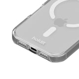 iPhone 17 Pro Max Holdit MagSafe Cover - Transparent / White