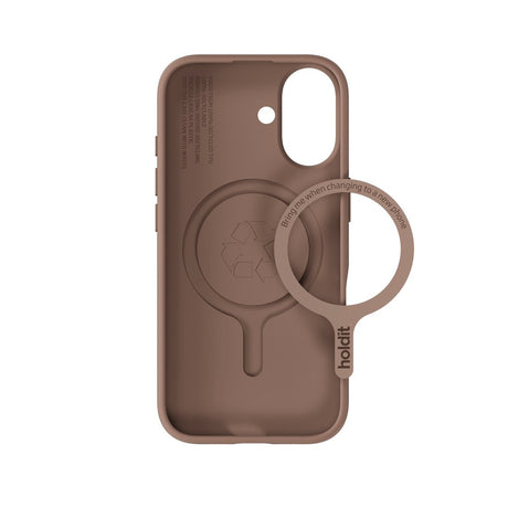 iPhone 17 Holdit Soft MagSafe Cover - Mocha Brown