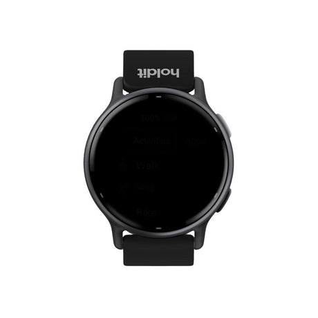 Universal Holdit Silikone Rem m. Spændelukning (20mm) - Sort