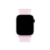 Apple Watch (42/44/SE/45/46/49mm) Holdit Nylon Rem - Lyserød