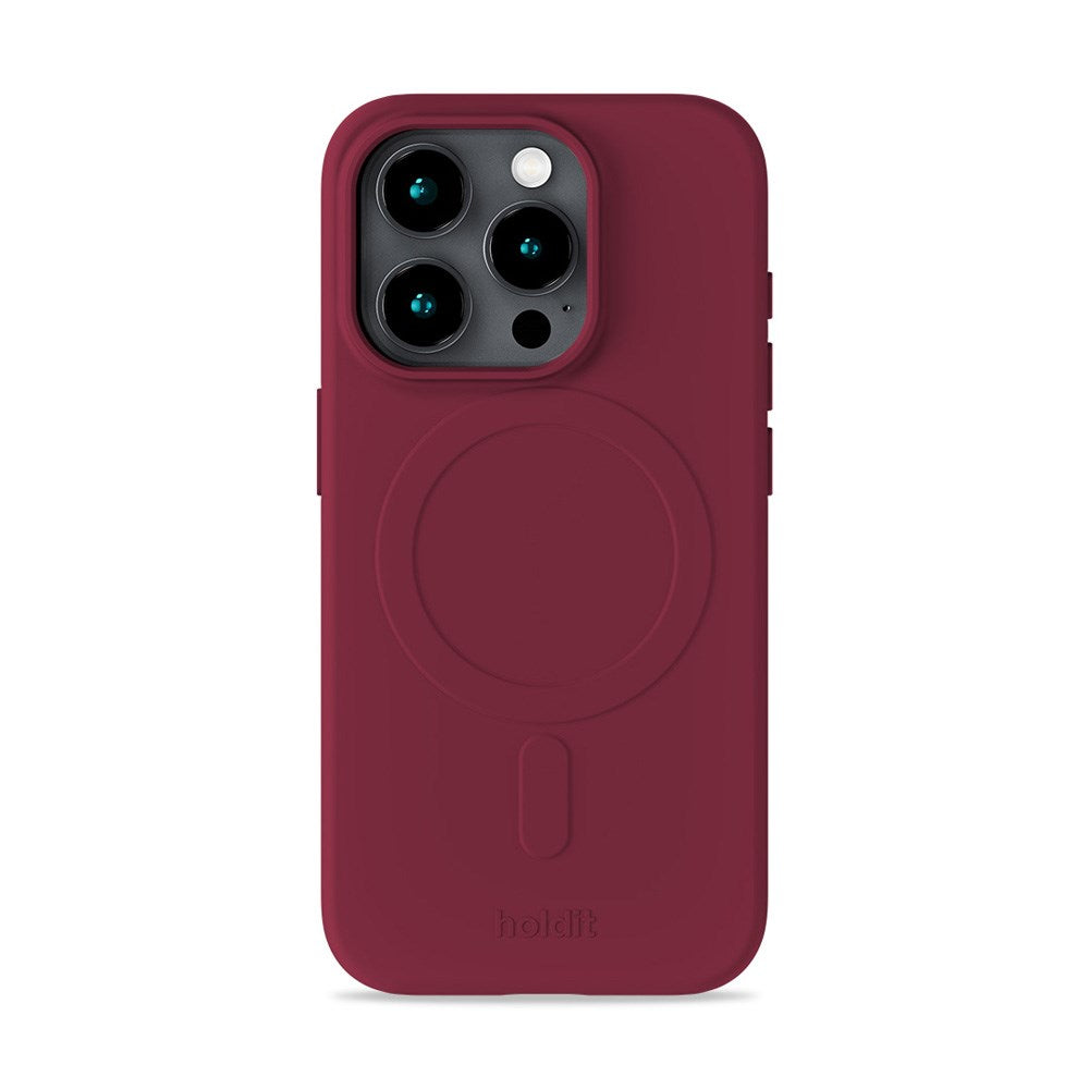 iPhone 15 Pro - Holdit Soft MagSafe Case - Red Velvet