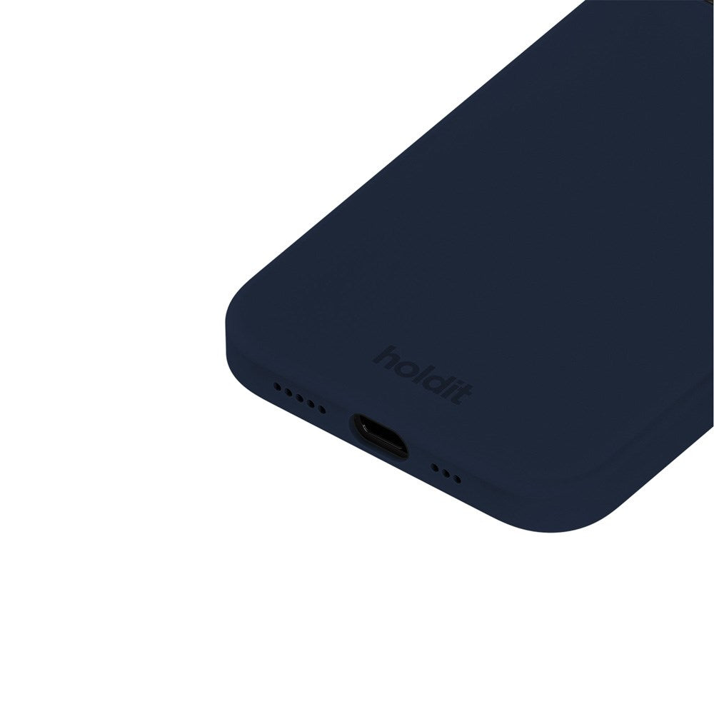 Holdit iPhone 12 / 12 Pro Soft Touch Silikone Mobil Cover - Midnight Blue