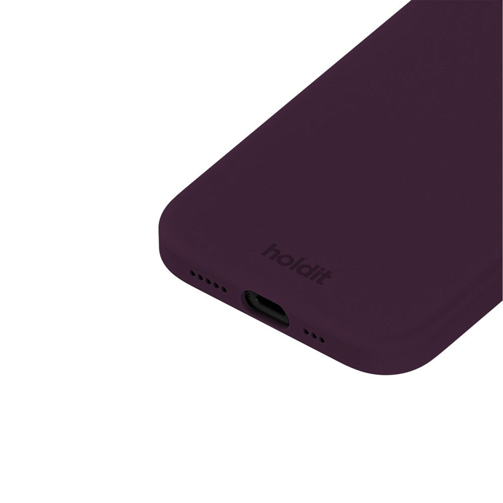 Holdit iPhone 14 / 13 Soft Touch Silikone Mobil Cover - Deep Plum
