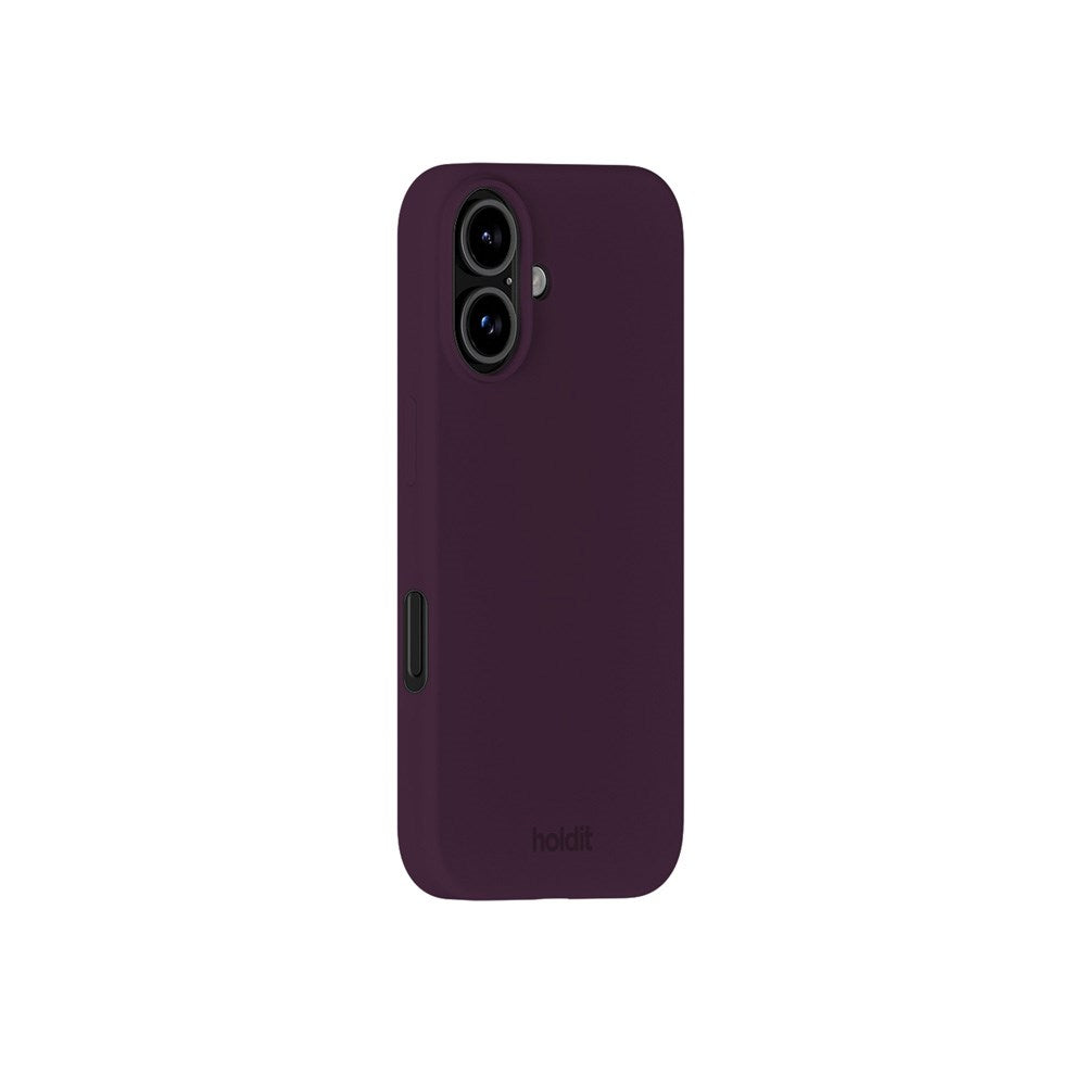 Holdit iPhone 16 Soft Touch Silikone Mobil Cover - Deep Plum