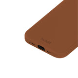 Holdit iPhone 14 / 13 Soft Touch Silikone Mobil Cover - Almond Brown