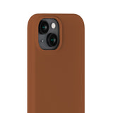 Holdit iPhone 15 Soft Touch Silikone Mobil Cover - Almond Brown