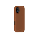 Holdit iPhone 16 Soft Touch Silikone Mobil Cover - Almond Brown