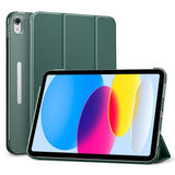 iPad 11" (2025) / iPad 10,9" (2024/2022) ESR Ascend Flip Tri-Fold deksel - Forest Green