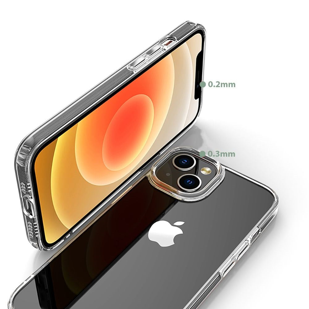 iPhone 12 / 12 Pro Tech-Protect Flexair Hybrid Bakdeksel - Gjennomsiktig