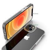 iPhone 12 / 12 Pro Tech-Protect Flexair Hybrid Bakdeksel - Gjennomsiktig